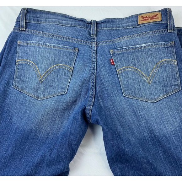 Levi's 524 Bootcut Jeans Women's Size 11 Medium Wash Denim Classic Casual - Picture 3 of 13